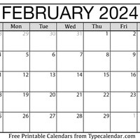 February Calendars