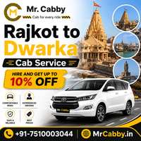 Rajkot to Dwarka Cab Service