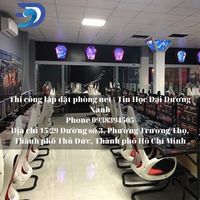 Thi công lắp đặt phòng net