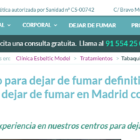 Dejar de fumar