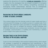 Crypto Press release
