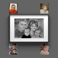 Familienportrait Zeichnen Lassen
