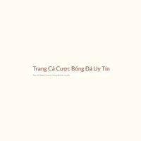 Trang Cá Cược Bóng Đá