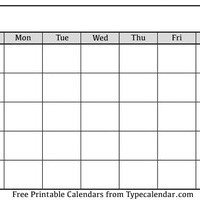 Free Printable Calendar
