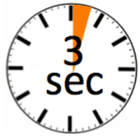 Less than 3 sec