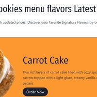 Crumbl Cookies Menus