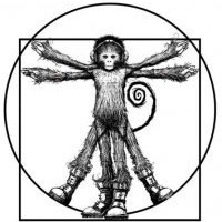 Vitruvian Monkey