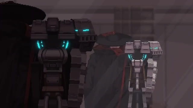 Noir pixel cyberpunk aesthetics for #JBA