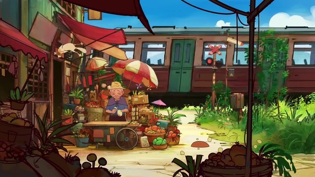 Cat and the Train