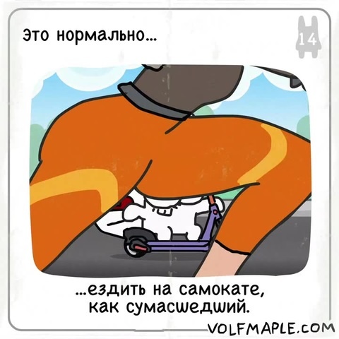 Rabbit Travel - Это нормально... ездить на самокате, как сумасшедший.