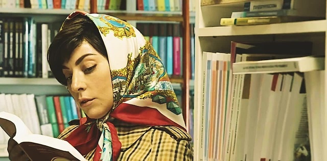 In the library