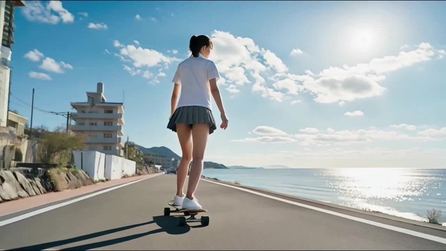 skateboarding girls