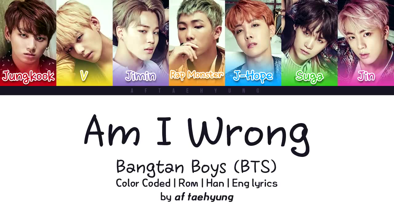 am 販売 i wrong bts カバー