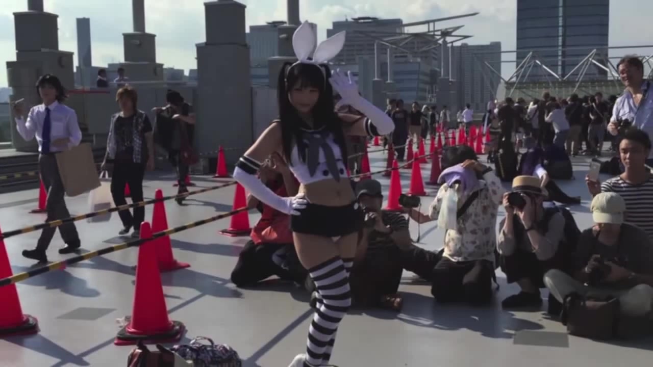 コミケ　島風コスプレ　エロ 