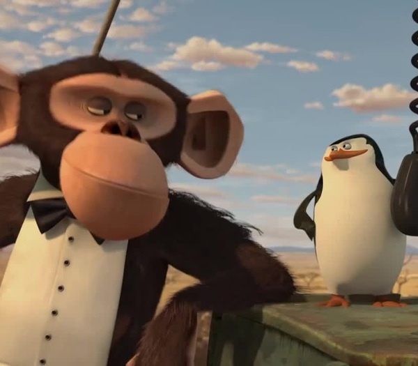 Penguins of Madagascar Monkey Plush Mason 18